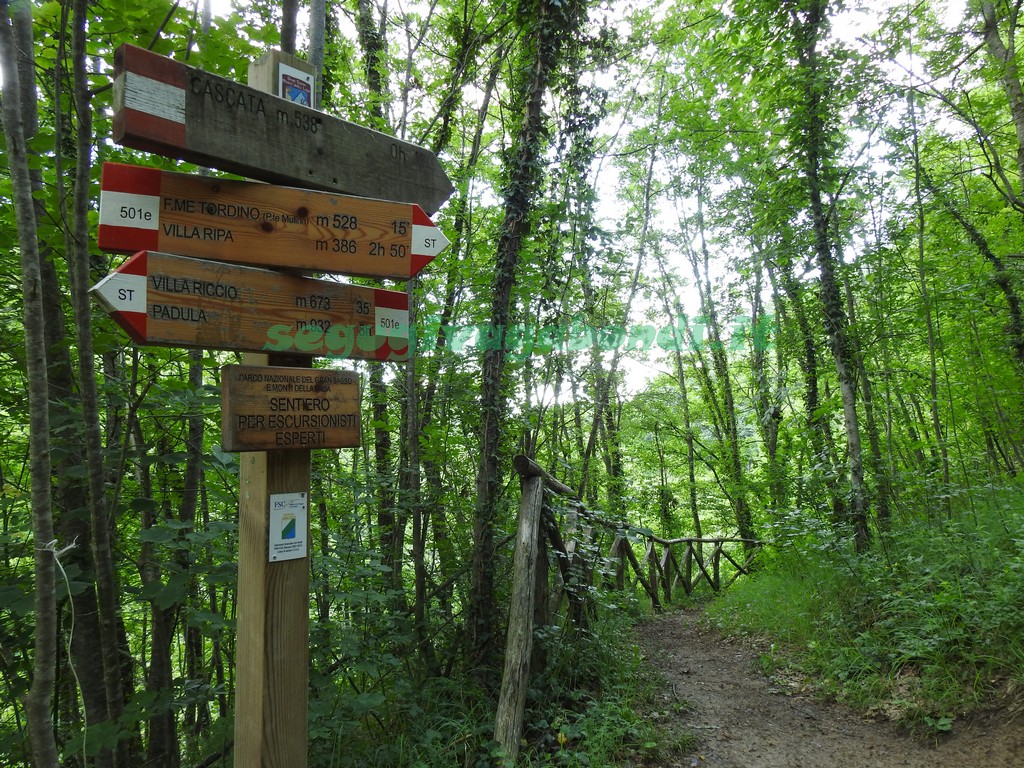 Cartello Ente Parco Gran Sasso e Monti della Laga