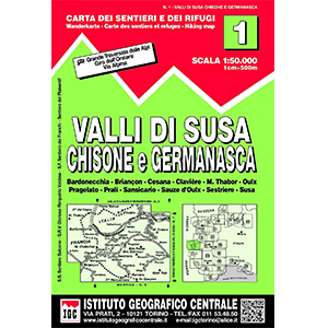 Valli di Susa, Chisone e Germanesca Carta dei Sentieri